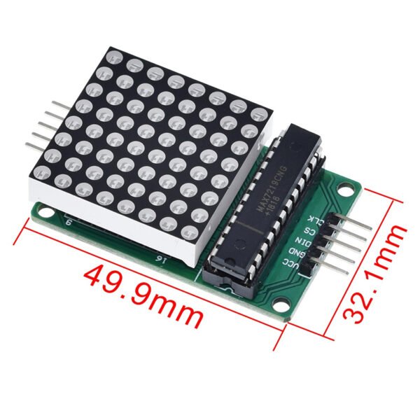 8x8 MAX7219 LED Dot Matrix Display Module 2