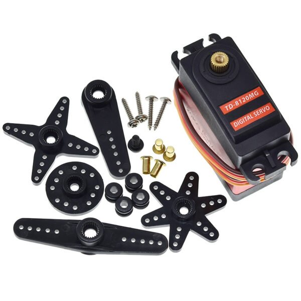 TD-8120MG Waterproof Metal Gear Digital Servo Motor - 20kg Torque